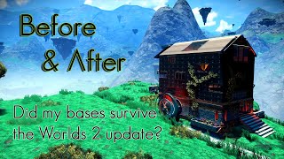 Before \u0026 After 2  - Base visits after the No Man's Sky major update Worlds Part 2 #nomanssky