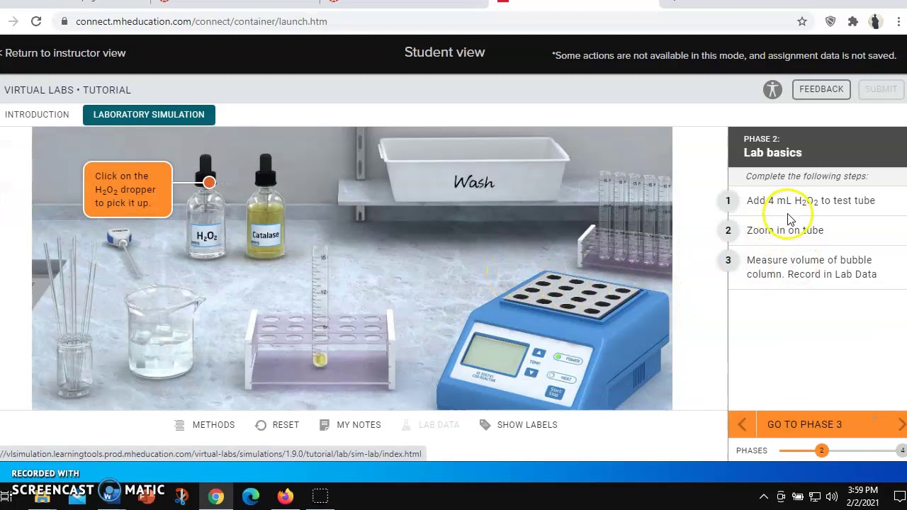 Mcgraw Virtual Lab Tutorial Run Through Youtube