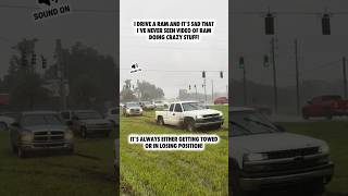 How to recover a RAM pickup truck from the dirt using a Chevy truck 🤦‍♂️