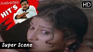 ರೆಬೆಲ್ ಅಂದ್ರೆ ನೀನೆ ಕಣ್ಣಯ್ಯ - Ambarish Rebel Answers to Malashree - Kannada Super Scene