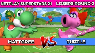 Netplay Superstars 21 Losers Round 2: MattGree vs Turtle