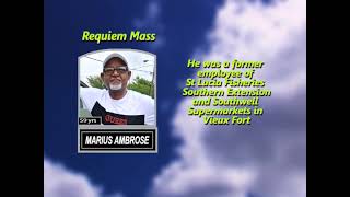 Marius Ambrose ~ Short Obituary
