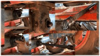 How to remove ASSYGEAR,BEVEL CASE,FRONTAXLE Tractor Kubota M6040