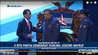 Mantap ! 5 DPD Demokrat Dukung Jokowi-Ma'ruf Amin