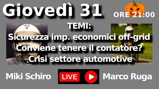 Diretta LIVE Fotovoltaico & CO con Marco Ruga e Miki Schiro