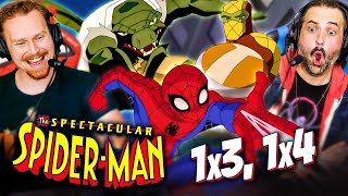 SPECTACULAR SPIDER-MAN Season 1, Episodes 3 & 4 REACTION!! Lizard | Shocker | Marvel