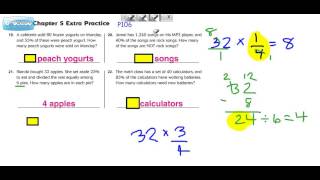 Percent Problems: Chapter 5 Extra Practice P106 # 20, # 21