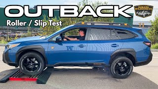 Subaru Outback Wilderness Roller/Slip test | Best SUBARU AWD so far?