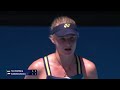 dayana yastremska v marketa vondrousova extended highlights australian open 2024 first round