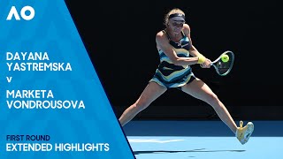 Dayana Yastremska v Marketa Vondrousova Extended Highlights | Australian Open 2024 First Round