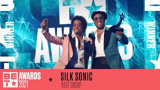 Silk Sonic Wins Best Group At BET Awards 2021!