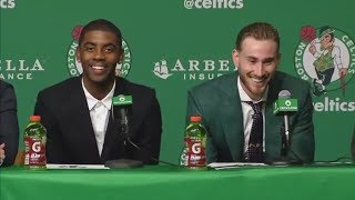 (FULL) Kyrie Irving and Gordon Hayward Boston Celtics introductory news conferen