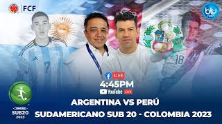 🔴 EN VIVO 🔴 Sudamericano Sub-20 ARGENTINA PERÚ - BLU RADIO