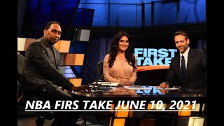 ESPN FIRST TAKE FULL SHOW June 10 2021 Quavo joins Stephen A & Perkins to squash beef & NBA Playoffs