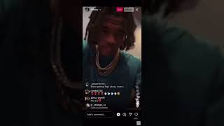 Lil baby plays unreleased song on Instagram live 🥶🥶#4pf