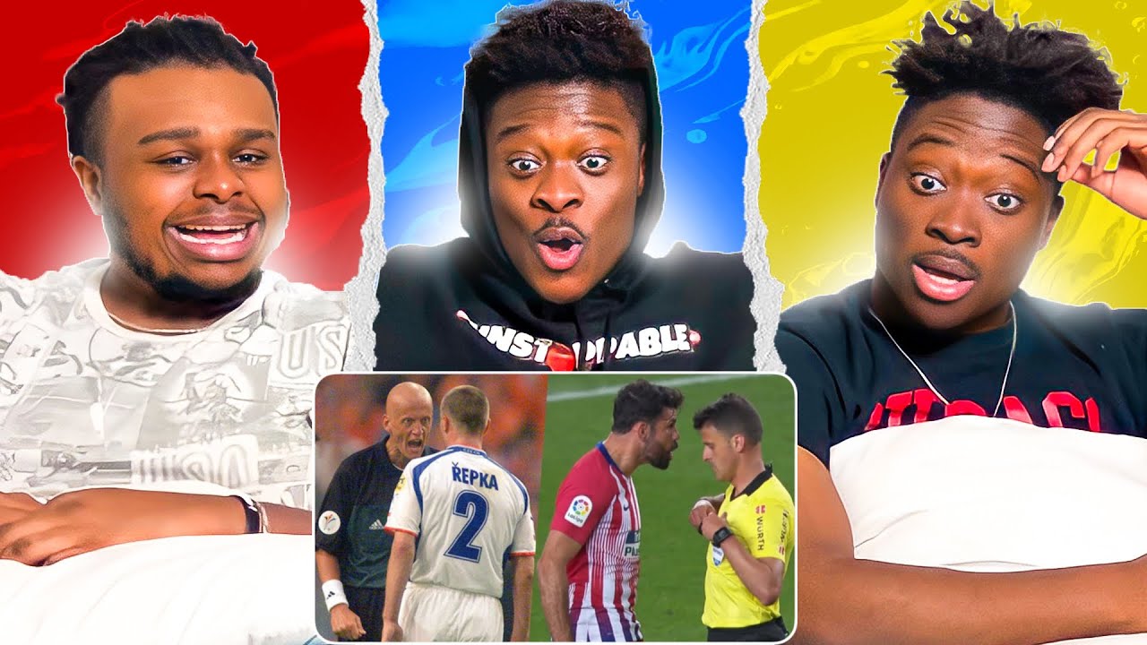 Player Vs Referee Wildest Moments Reaction Youtube