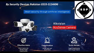 Hikvision AcuSense Camera|Hikvision security camera with sensitivity |cctv camera installation