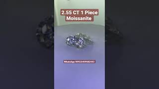 2.55 CT, Moissanite 5 Pieces, D Color, Clean Pieces