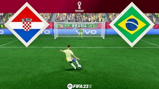 FIFA World Cup | CROATIA vs BRAZIL | [Penalty shootout] FIFA 23