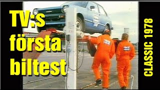 TV:s första biltest - 78:orna i TEST, Perstad Presenterar: TrafikMagasinet, BilTV med Perstad