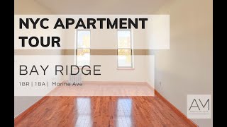 Wycieczka po apartamencie w Nowym Jorku – apartament 1BR przy Marine Ave, Bay Ridge, Brooklyn