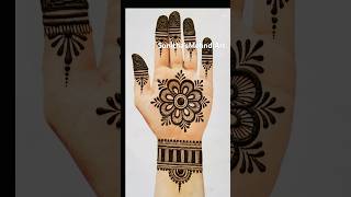 Easy Simple Flower Mandala Mehndi Design #mehndi #henna #youtubeshorts #viral #shortvideo #trending
