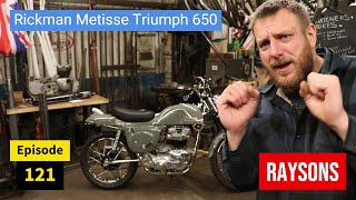 Motorcycle Exhausts for a Triumph Rickman Metisse - Episode 121 #motorcycle #motovlog #moto #custom