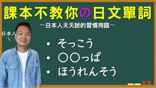 【日本人用中文解釋】そっこう・(動詞)っぱ・ほうれんそう。課本不教你但日本人天天說的日文單詞介紹。很多例句讓你瞭解各個詞語的具體使用方式。