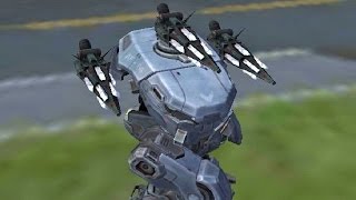 Walking War Robots NEW Gepard design Gameplay - Power Plant