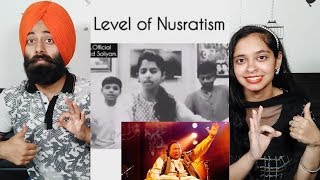 Indian Reaction on Nusrat Fateh Ali Khan's Song | DilLagi | Amazing Girl Singing