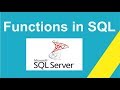 How to create execute alter drop functions in SQL?