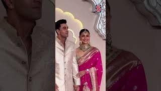 Alia Bhatt In A Rani Pink Saree And Ranbir Kapoor In A Royal Sherwani | Bollywood | N18S