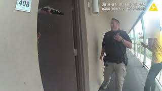 Salt Lake City police shoot Michael Brand on July 15, 2019.