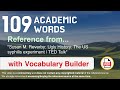 109 Academic Words Ref from 