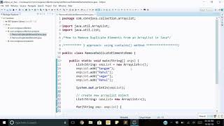 How to Remove Duplicate Elements From an ArrayList in Java