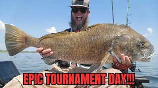 EPIC Topwater Redfish Bite Fuels Inshore Tournament Victory!