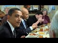 Raw Footage President Obama's Surprise Lunch Stop