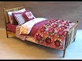 1/12th Scale Single Bed Tutorial - Part Two - Making The Bedding 1/12th Scale Single Bed Tutorial - Part Two - Making The Bedding
