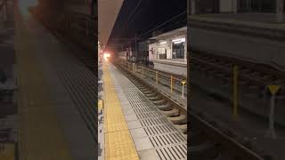 【JR西日本】加古川駅　普通電車　到着　[JR West] Arrival at Kakogawa Station regular train