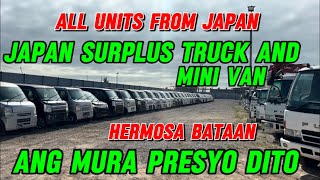 BAGSAKAN NG MURANG JAPAN SURPLUS MINI VAN \u0026 TRUCK SA HERMOSA BATAAN