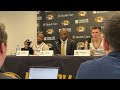 dennis gates tamar bates and caleb grill react to win over ole miss press conference