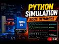 Solve Differential Equations of Motion Using Python SciPy (odeint)