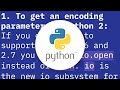 Backporting Python 3 open(encoding=