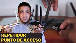 Configuración de ROUTER WIFI como REPETIDOR por CABLE (PUNTO DE ACCESO) ROUTER OLAX