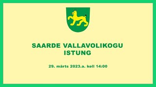 Saarde Vallavolikogu istung 29.03.2023 kell 14:00