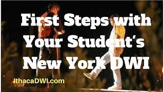 What's the First Step with Your Child's DWI