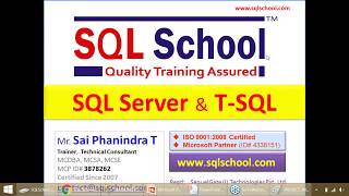 Microsoft SQL Server T SQL Course