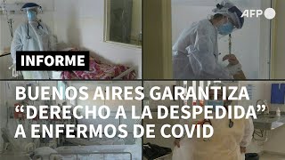 Buenos Aires aprueba ley para garantizar “la despedida” a enfermos de covid-19 | AFP