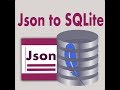 Json to Sqlite