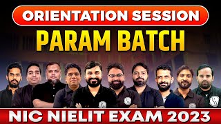 Orientation Session | PARAM Batch | NIC NIELIT Exam 2023